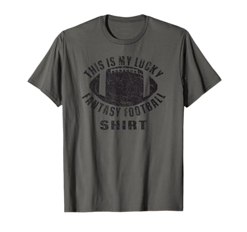 My Lucky Fantasy Football Shirt Vintage Football Season T-Shirt