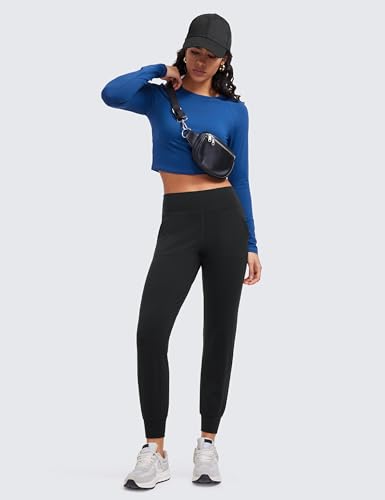 CRZ YOGA Butterluxe High Waisted Joggers for Women 27" - Buttery Soft Yoga Lounge Workout Leggings Pants with Pockets3