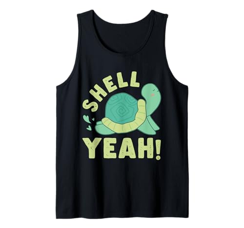 Shell Yeah tortuga marina animal marino tortuga Camiseta sin Mangas