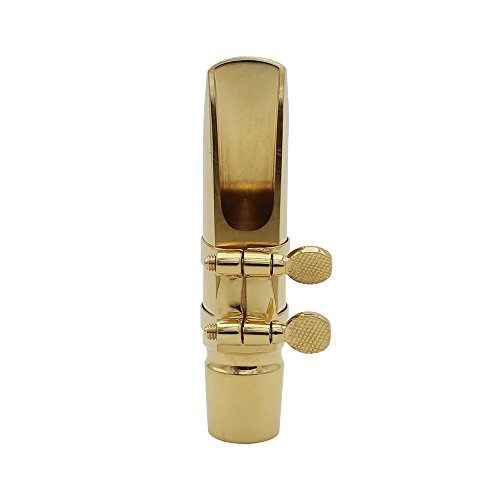 Lade Alto Saxophone Mouthpiece Professional #7 Metal Alto Sax Mouthpiece For Playing The Jazz Music Gold Plated (# 7) #TOP2