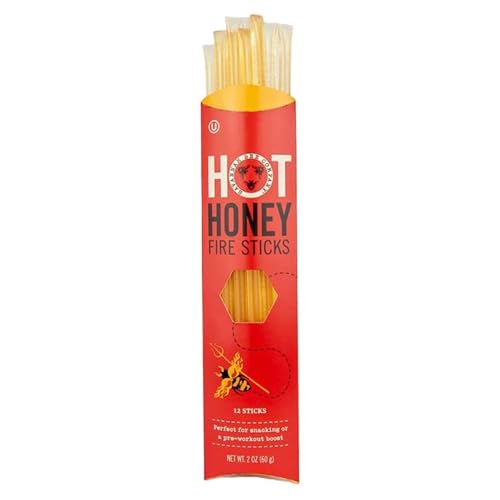 Dulces Savana Bee Paquete 12 Varas de Miel Picante