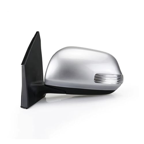 トヨタ RAV4 2010 2011 2012 2013 対応カーアクセサリー オートアウトサイドドアバックミラーアセンブリ 7/9PIN(9pin Left Silver)