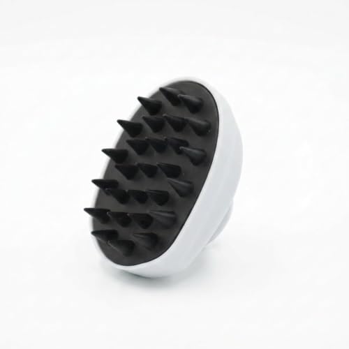 Image of Kmils Silicone Scalp Massager Shampoo Brush with Ergonomic Grip | Deep Cleansing Hair Brush for Dandruff Removal for Men & Women