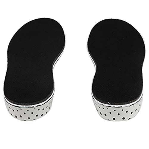 Denpetec Height Increase Insole, Soft Supportive Comfort Breathable Elastic Shock Memory Foam Height Insole, Perfect for Men & Women(Size:3.3CM)