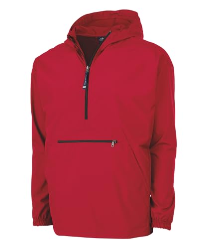 Image of Charles River Apparel Youth Pack-N-Go Pullover, Kids Lightweight Packable Water-Resistant Windbreaker