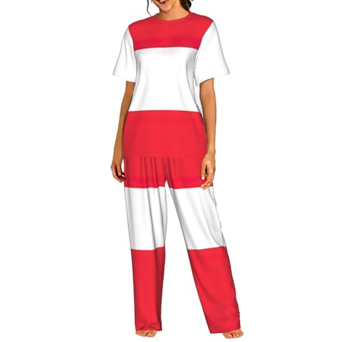 Pyjama court femme cadeau idéal imprimé Autriche S à 3XL
