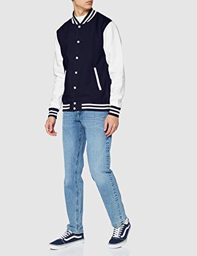 Just Hoods JH043 Unisex Varsity Jacket2