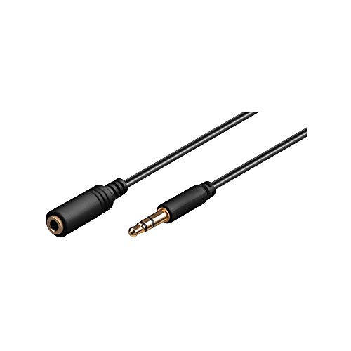 Goobay 97122 Prolunga Audio e Cuffie AUX, 3 Pin e