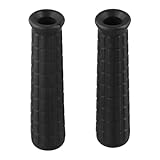 Maniglie di ricambio per tubo carriola, confezione da 2 coperture in gomma, 8 diametro interno di 16 mm, con antiscivolo per una presa sicura e assorbimento degli urti (114 x 16 mm)