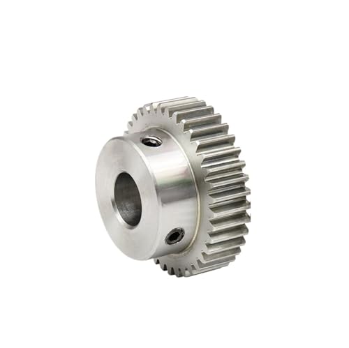 Bevel Gear Pinion Hardware Mechanical 1pcs Gear Wheel 1M-38T/39T Bore Size 8/10/12/14mm 304 Stainless Steel Motor Gear Teeth Thickness 10mm Total Height 20mm(1M39T (Bore 12mm))