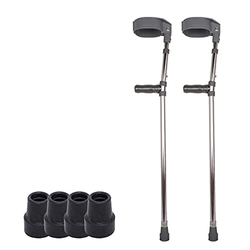 Béquilles d'avant-bras en aluminium avec structure légère réglable