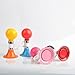 Yiju Kids Bike Horn,Loudspeaker,Loud Crisp Sound,Metal for Boys Girls Trumpet Small Bicycle Accessories Bike Horn Hooter, Pink