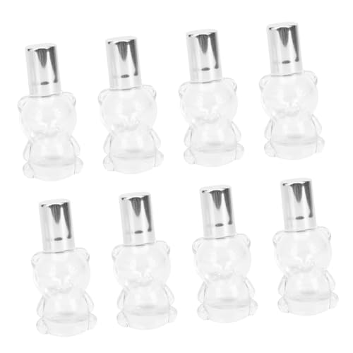 WRITWAA 8Piezas Perfume De Viaje De Rodillo De Transparentes Para Esenciales Portátiles Para Casa