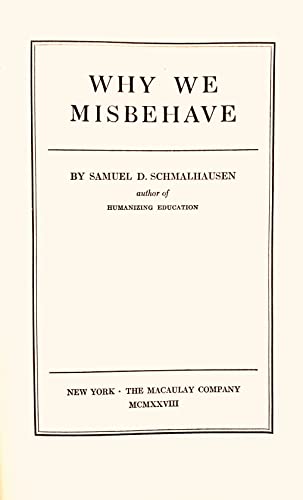 Why We Misbehave B000YCLWGU Book Cover