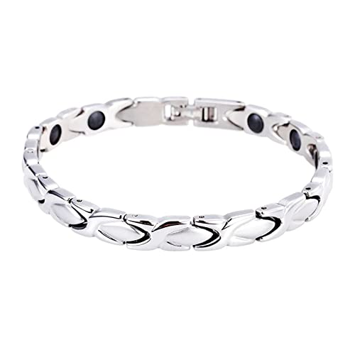 Bracelets d'amitié en argent et acier avec pierre en acier pour un cadeau idéal