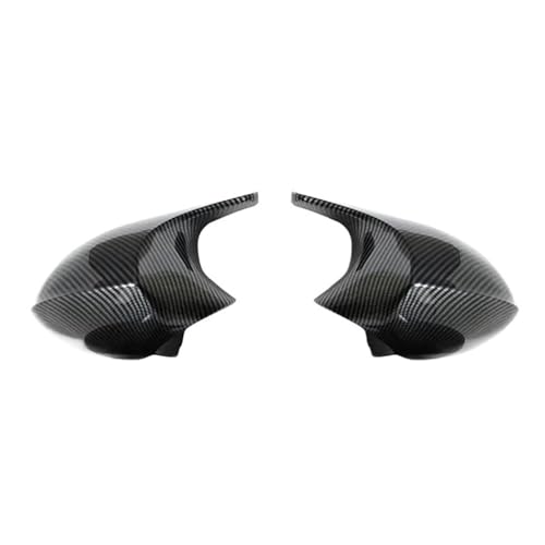 Couvercle de rétroviseur en fibre de carbone pour BMW E90 look noir brillant haut de gamme