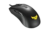 ASUS TUF Gaming M3 ergonomic wired RGB gaming mouse with 7000-dpi sensor, lightweight build, durable coating, heavy-duty switches, seven programmable buttons and Aura Sync