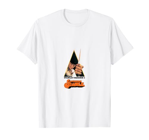 Stanley Kubrick Una Silueta Naranja mecánica PAPL1268 Camiseta