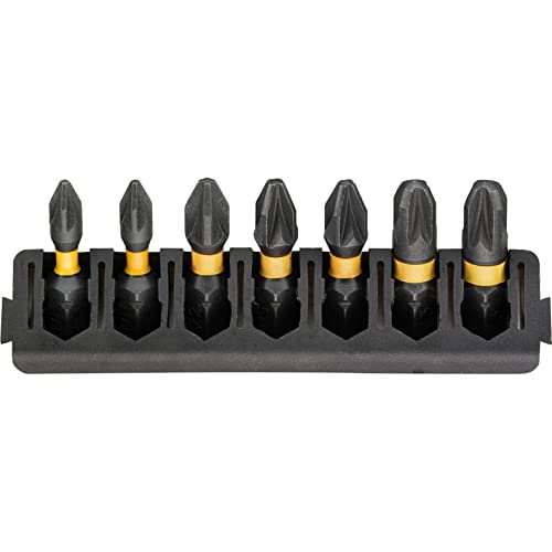 DeWalt FlexTorq Pozi - Juego de 7 puntas de destornillador