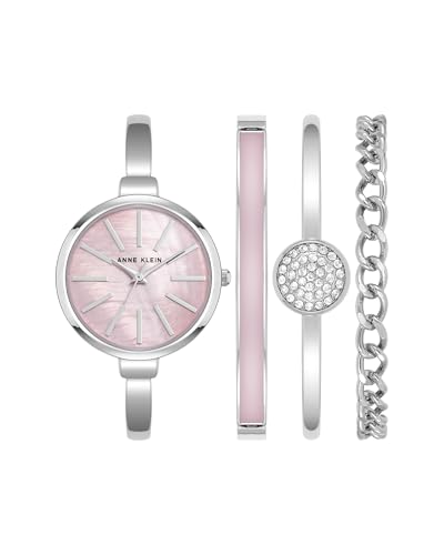 Image of Anne Klein Women's Bangle Watch and Bracelet Set