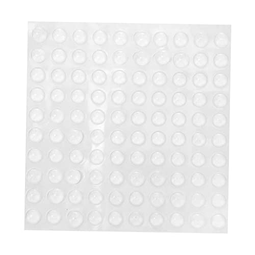 SEWACC Adhesive Bumpers Pads for Cabinet Doors Self Adhesive Silicone Bumpers Noise Reduction for Comfortable Sleep