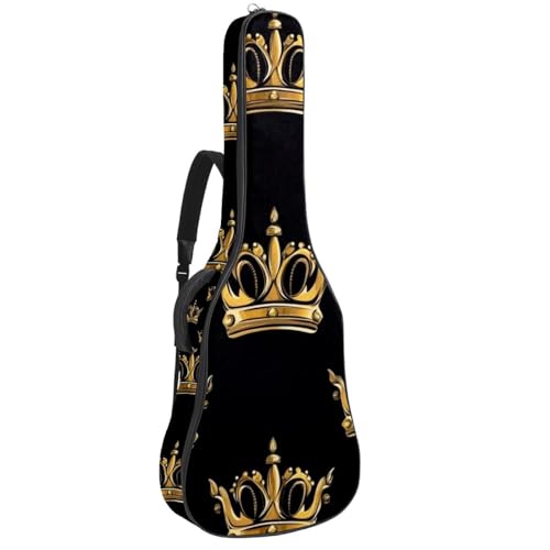 Sac guitare acoustique et classique pour musiciens nomades au style couronne royale