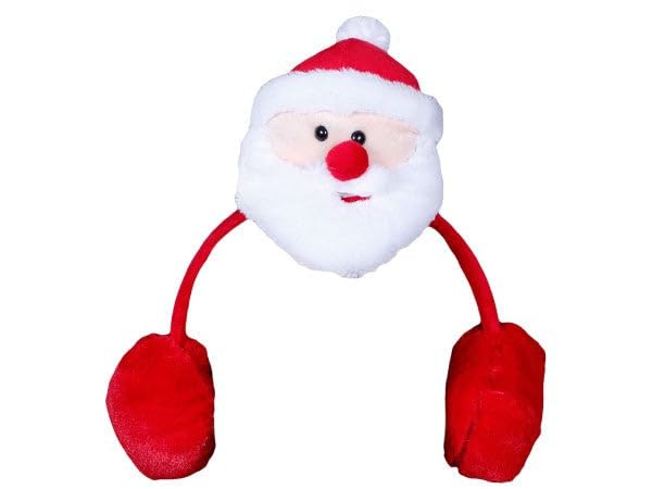 Santa Magix Weihnachts Haarreifen mit Elchgeweih und Ohrwärmern...