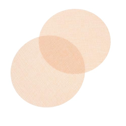 Cabilock 2pcs Ceiling Lamp Shade Diffuser Safe Fabric Light Diffuser Covers for Nursery Bedroom Dazzling LED Light Protection Heat Resistant Easy to Install