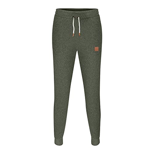 Men's Fleece Cargo Sweatpants Baggy Sweat Pants with Pockets Elastic Waist Drawstring Joggers Trousers3