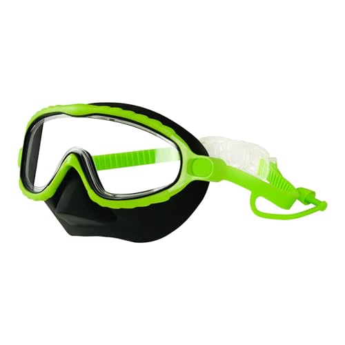 Gafas de buceo para niños con cubierta de nariz, gafas con cubierta de nariz - Gafas de snorkel | Piscina de buceo anti-convalencia anti-niebla anti-niebla gafas Gear for Girl de edades comprendidas