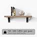 SOGAL Shelf Bracket 3 Inch x 4 Inch,Black Shelf Brackets,Small Shelf Brackets,Shelf Support Angle Brackets for Shelves, Heavy Duty Shelf L Brackets 4Pack