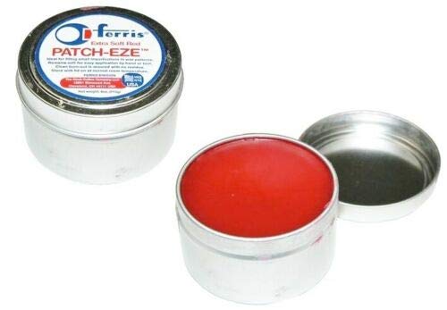 Ferris Patch-EZE Wax Red Repair Wax Specialty for Pin Hole Small Imperfections