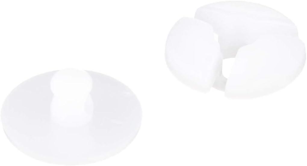TRUSCO TSL-10-1.8 Plastic Clasp, Flange Diameter 0.4 inches (10 mm), Plate Thickness 0.07 inches (1.8 mm), 20S Included, Blind Rivet