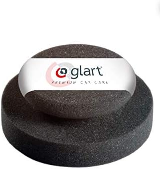 Glart 46PP microfibre hand polishing sponge set of 6, 130x25 mm + Glart 45CP Cockpit finish, deep cleaning care, for a deep black shine on all plastic surfaces in your car, 500 ml