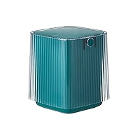 Poubelle De Table Avec Couvercle 4L Mini Poubelle De Bureau Blanc