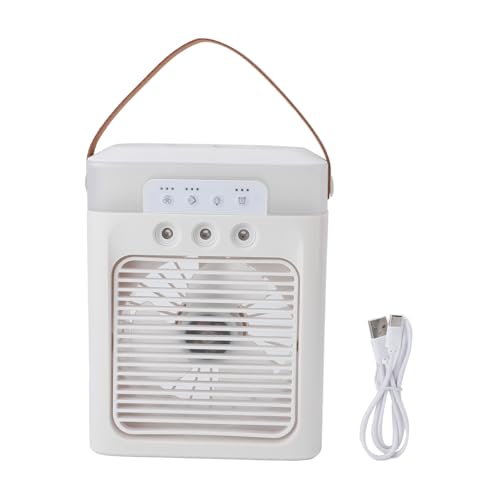 Ventilador de nebulización portátil Brrnoo blanco de 400 ml con difusor para mesa 6