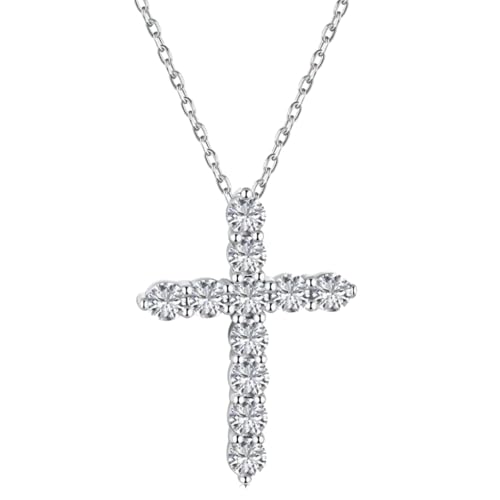 Collier croix Moissanite D S925 le cadeau de mariage parfait pour surprendre vos proches