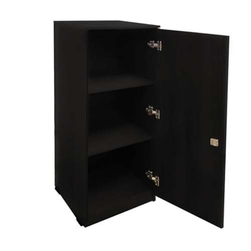 Image of Amazon Brand - Solimo Optima Engineered Wood 4ft 1 Door Wardrobe for Clothes | Storage Organizer | Storage Cabinet for Kitchen | Multipurpose Almirah for Bedroom - Wenge, 4ft