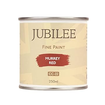 Guild Lane Jubilee Fine Paint - Murrey Red - Furniture, Metal, Fabric, Glass & More - Indoor & Outdoors - Water-Based Acrylic Paint - 250ml