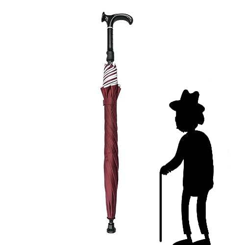 AVIITI Ombrello Bastone 84cm Rosso