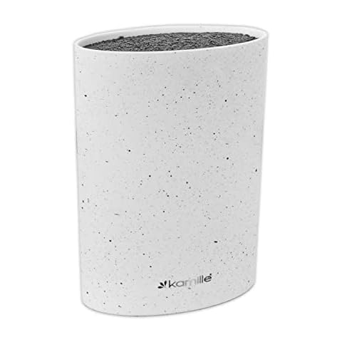 Universal Knife Block without Knife Stand Knife Storage Utensil Holder Removable Bristle Insert Cutlery Container Kitchen Accessories Dishwasher Safe Cover