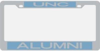North Carolina Tar Heels Metal Alumni Inlaid Acrylic License Plate Frame