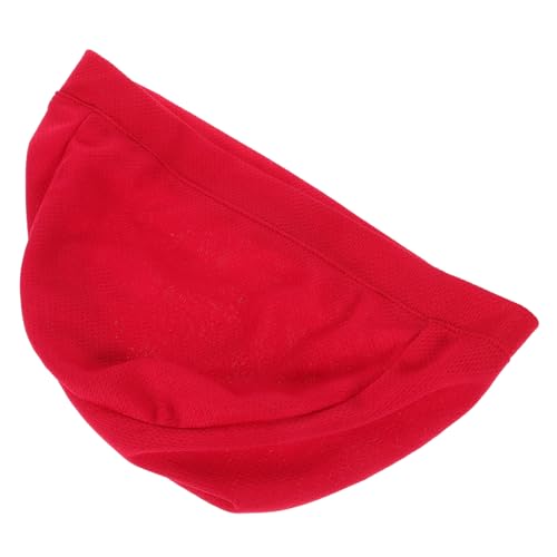 UPKOCH Letnia Ochrona Kasku Motocyklowego Wewnętrzna Osłona Rowerowa Spandex Czerwony