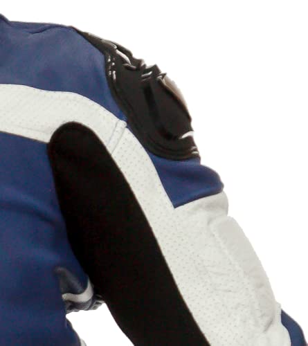 Motorcycle Jacket for Men Motorbike Real Leather Biker Riding Jacket with Armor Protection — view 3