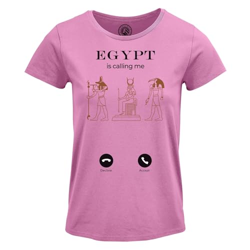 T-shirt femme col rond imprimé hiéroglyphes au design historique unique