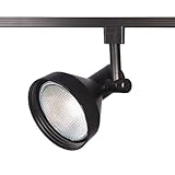 WAC Lighting, TK-738 Line Voltage Track Head in Black for L Track
