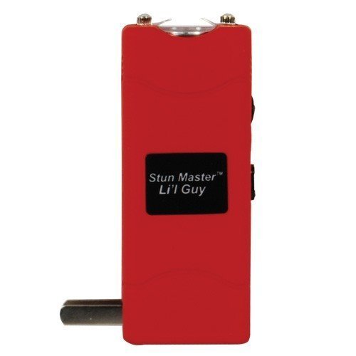 NEW 12,000,000 volts Stun Master L'il Guy Compact Red Flashlight Stun Gun Combo with Nylon Holster