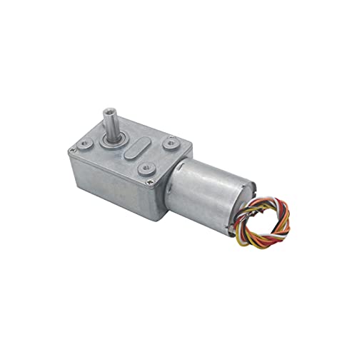 Motor reductor BLDC de 12V y 24V con codificador y tornillo sin fin ajustable 6