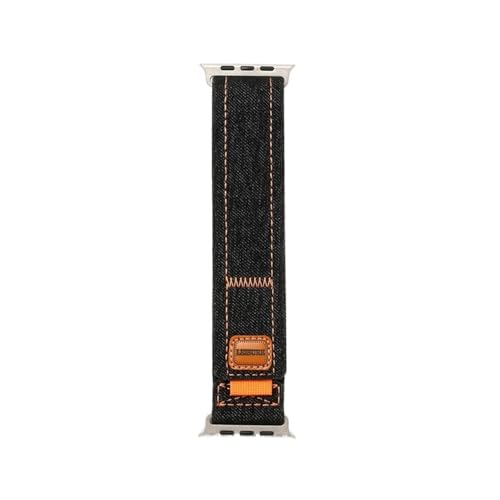 Bracelet nylon respirant pour Apple Watch Series 9 10 avec boucle ajustable
