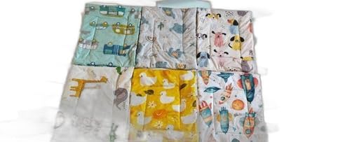 Soft Cotton Baby Goddi for 0?3 Year Kids | Comfortable & Skin-Friendly Newborn Sleeping Mat | Cute Printed Baby Bedding (Pack of 6)|PRA-P472-image-46